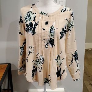 Loft floral blouse